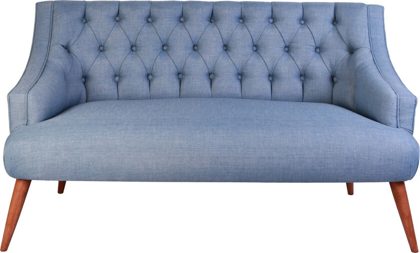 Lamonti 2-seters Sofa - Indigoblå/Natur