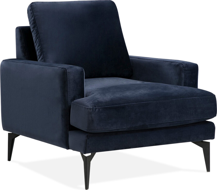 Mukes Lenestol med Armlene - Blå