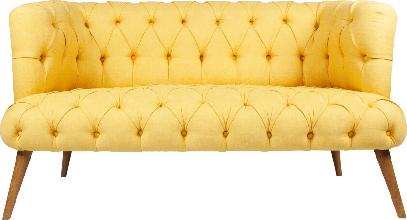 Monroew 2-seters Sofa - Gul/Natur