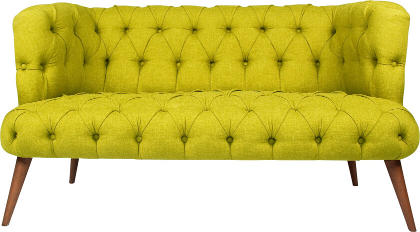 Monroew 2-seters Sofa - Grønn/Natur