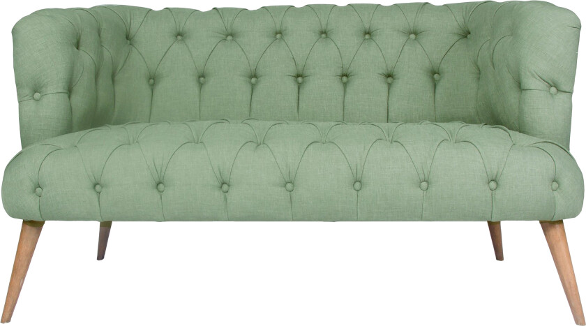 Monroew 2-seters Sofa - Petrolgrønn/Natur