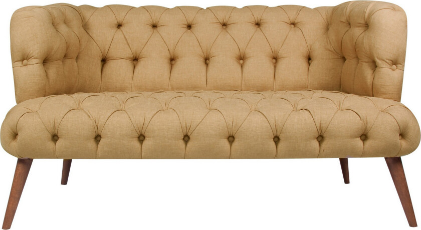 Monroew 2-seters Sofa - Lysebrun/Natur