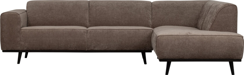 Deansh 3-seters Sofa med Sjeselong Høyre - Taupe