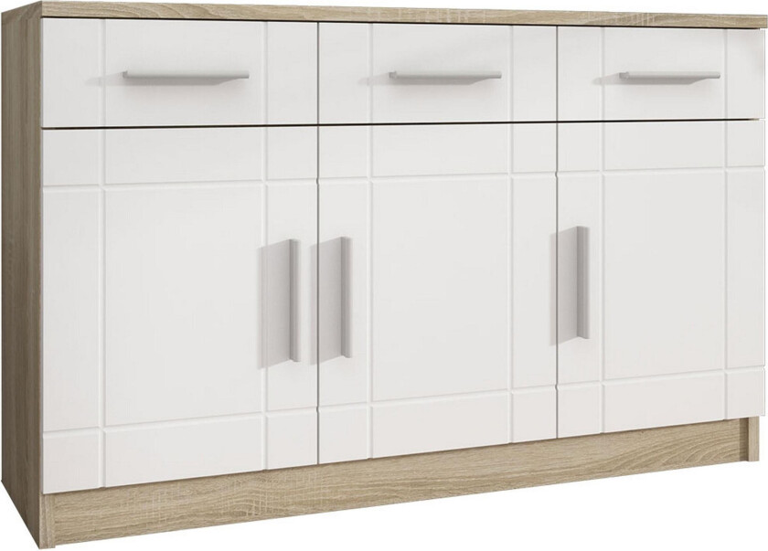 Valga Kommode 37x104 cm - Hvit/Natur