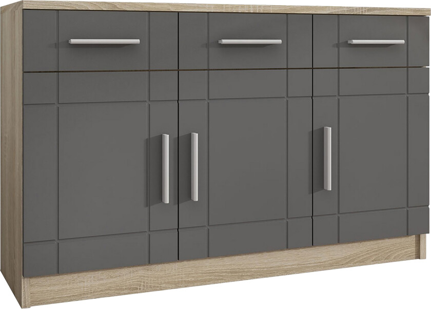 Valga Kommode 37x104 cm - Natur/Grå