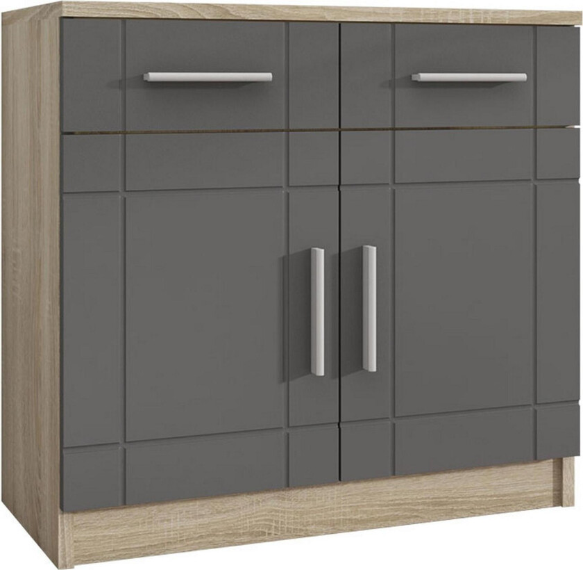 Valga Kommode 37x69 cm - Natur/Grå