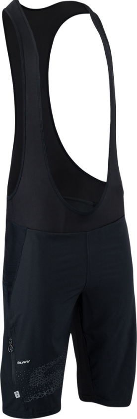 Barrea Bibshorts med innlegg og løse shorts Svart