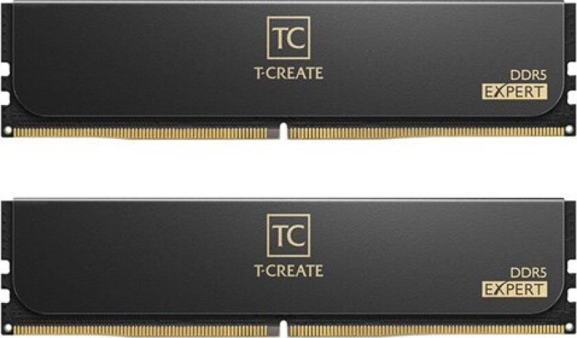 T-Create Expert DDR5-6000 - 64GB - CL34 - Dual Channel (2 pcs) - Intel XMP - Svart