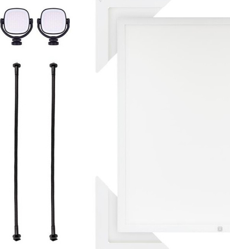 DÃRR LT-6060 LED-lyspanelsett med MVL-77 videolys