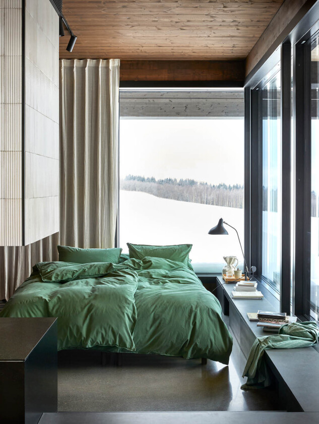 Frøya sengesett grønn