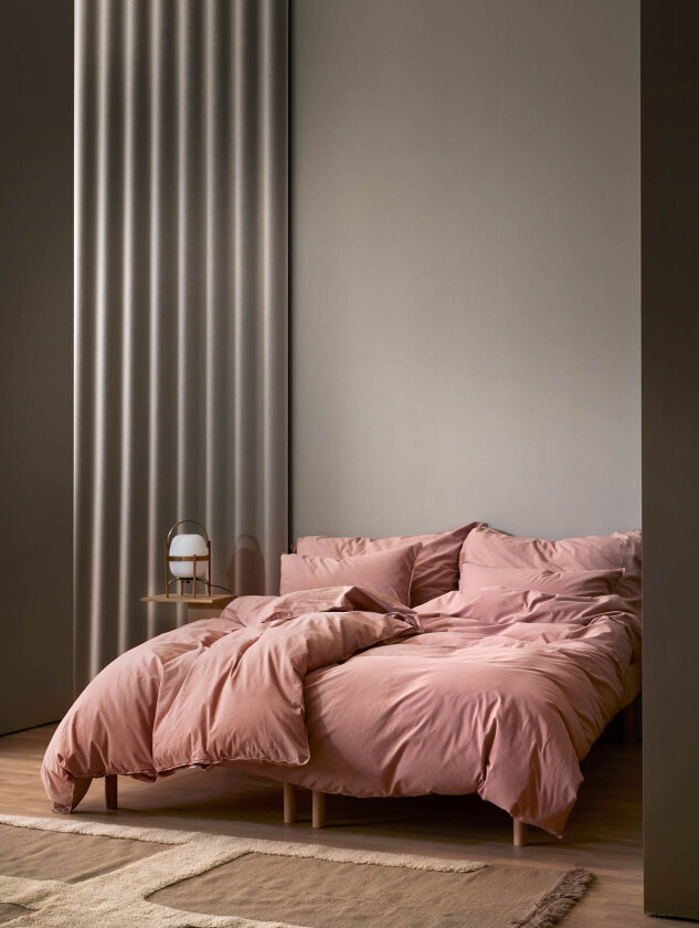 Frøya sengesett varm rosa