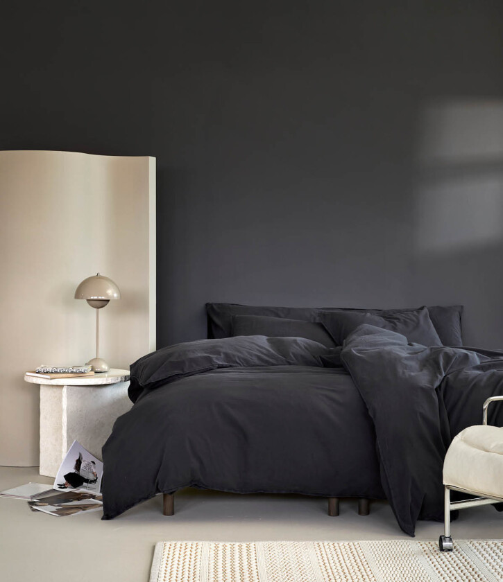 Frøya sengesett dempet sort