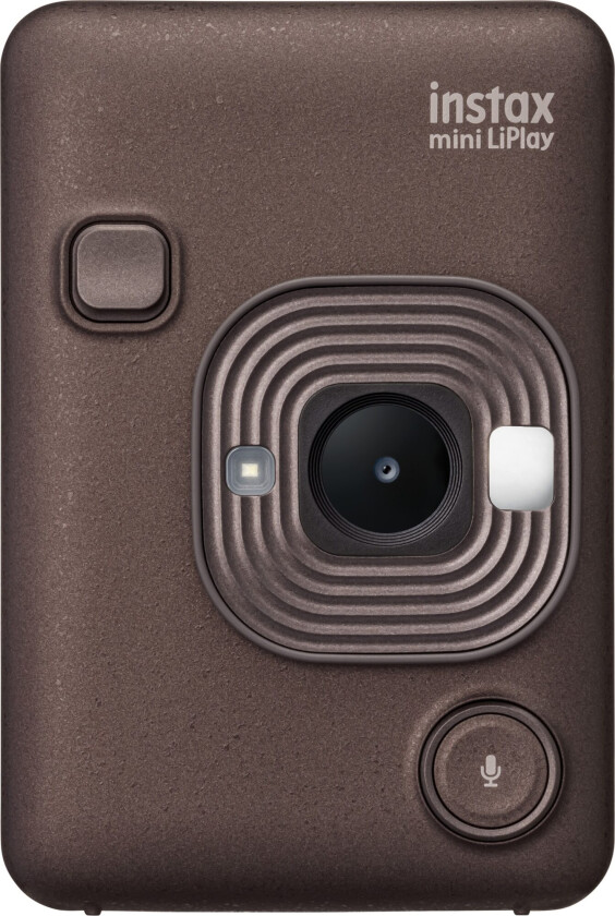 Instax Mini LiPlay instant camera (brown)