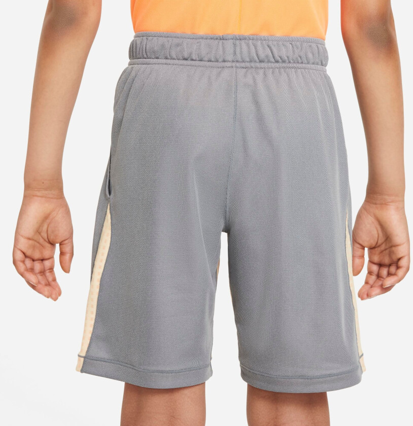 Graphic Training Shorts Big Kids Smoke Grey/Total Orange L