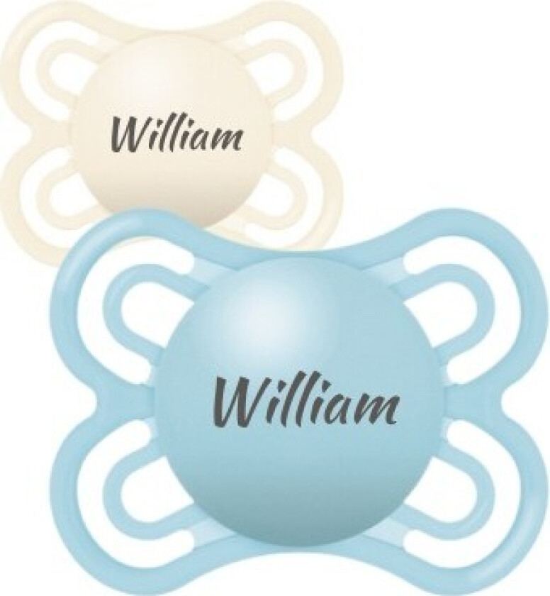 Mam Perfect, Str. 1 (0-6 Mnd.), Symmetrisk - Silikon, Smokk Med Navn