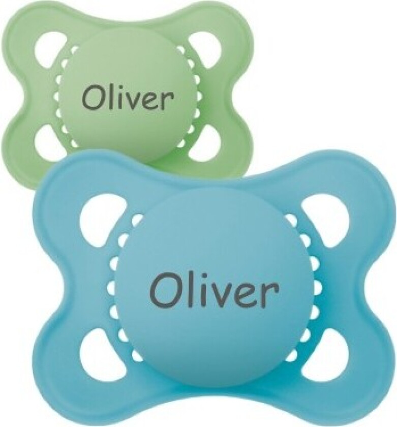 Mam Original, Str. 1 (0-6 Mnd.), Symmetrisk - Silikon, Smokk Med Navn
