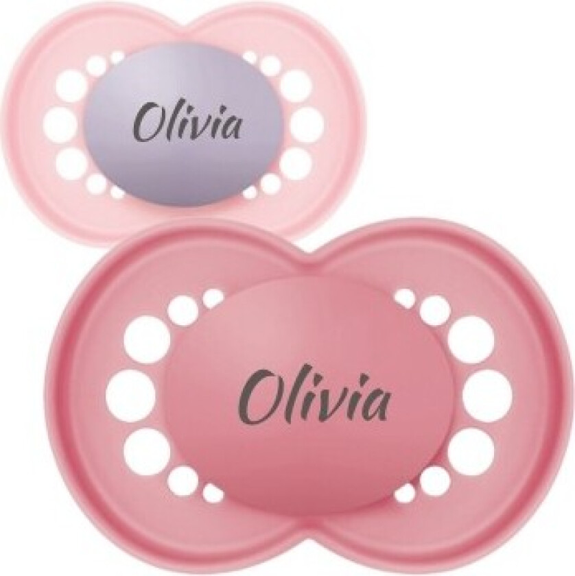 Mam Original, Str. 3 (16-36 Mnd.), Symmetrisk - Silikon, Smokk Med Navn