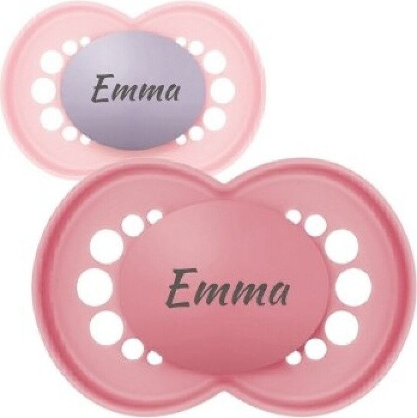 Mam Original, Str. 2 (6-16 Mnd.), Symmetrisk - Silikon, Smokk Med Navn