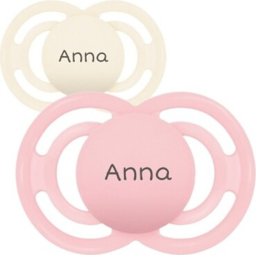 Mam Perfect, Str. 2 (6-16 Mnd.), Symmetrisk - Silikon, Smokk Med Navn