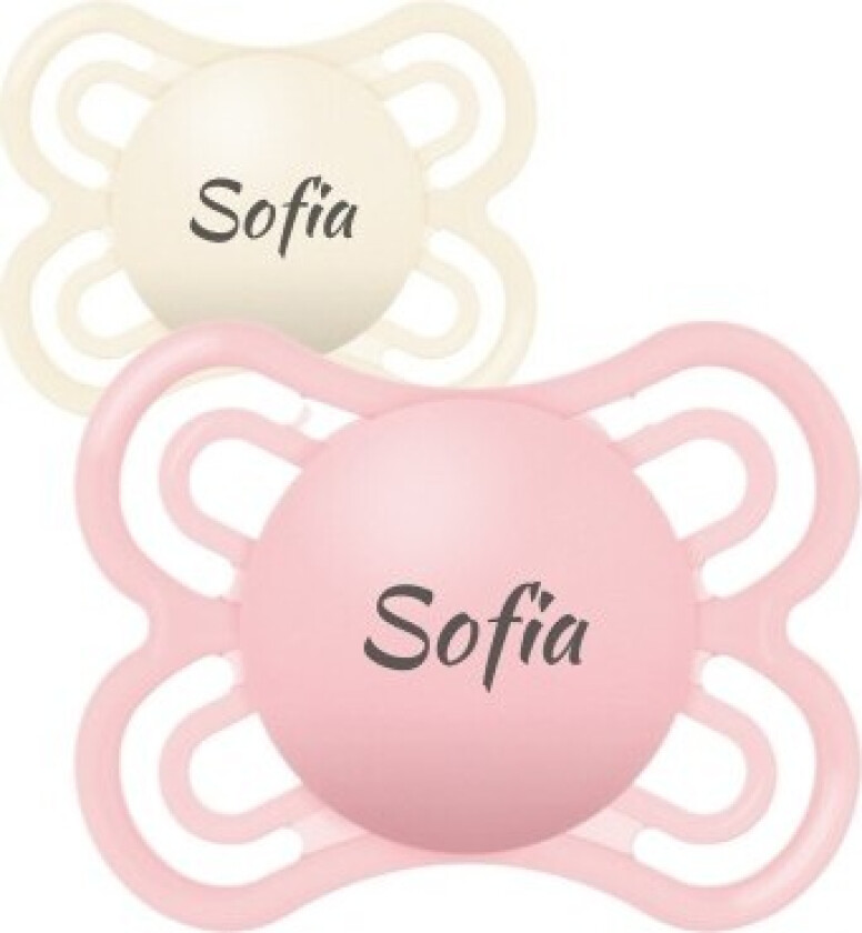 Mam Perfect, Str. 1 (0-6 Mnd.), Symmetrisk - Silikon, Smokk Med Navn