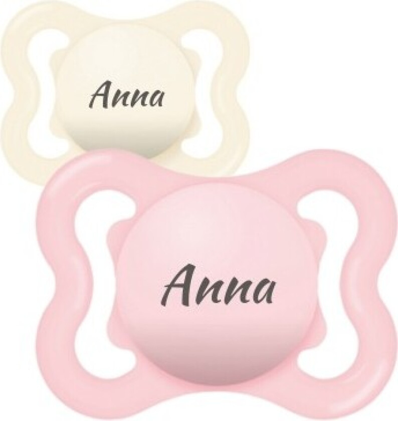 Mam Supreme, Str. 1 (0-6 Mnd.), Symmetrisk - Silikon, Smokk Med Navn