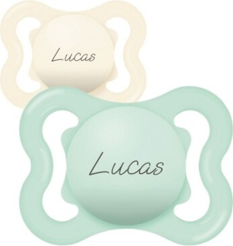 Mam Air, Str. 1 (0-6 Mnd.), Symmetrisk - Silikon, Smokk Med Navn