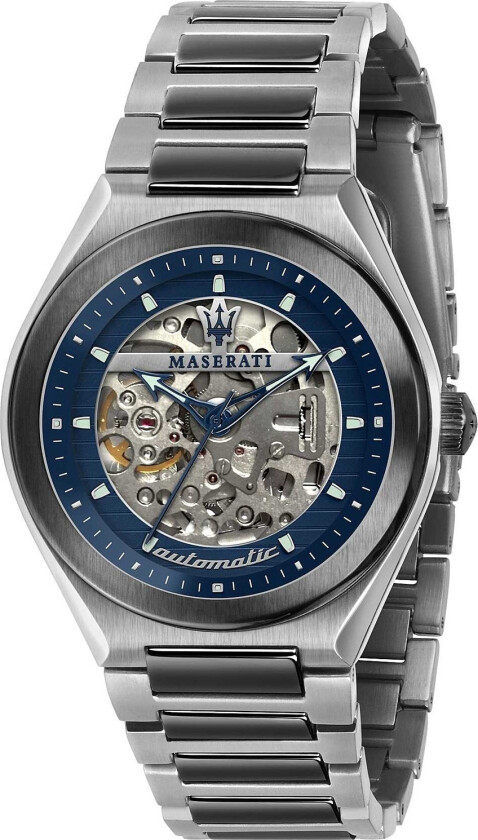 Triconic R8823139001 - Automatisk - Sølv - Herreklokker - Rustfritt stål - ledd m/pin - Mineral