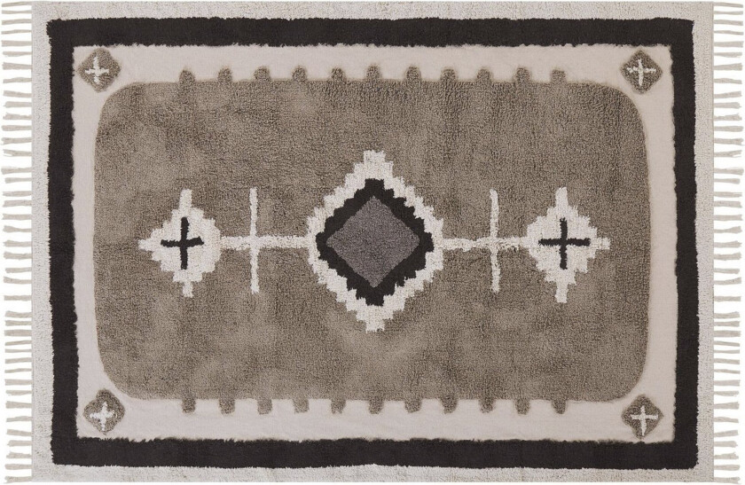 Geyve Bomullsteppe 160x230 cm - Beige
