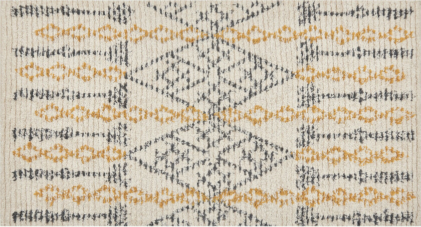 Kadapa Bomullsteppe 80x150 cm - Gul