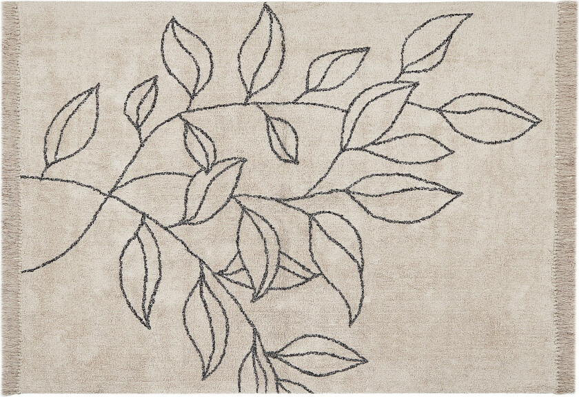 Sazli Bomullsteppe 160x230 cm - Beige