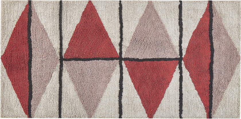 Purnia Ryeteppe 80x150 cm - Rød