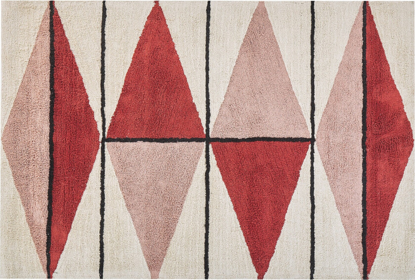 Purnia Ryeteppe 140x200 cm - Rød