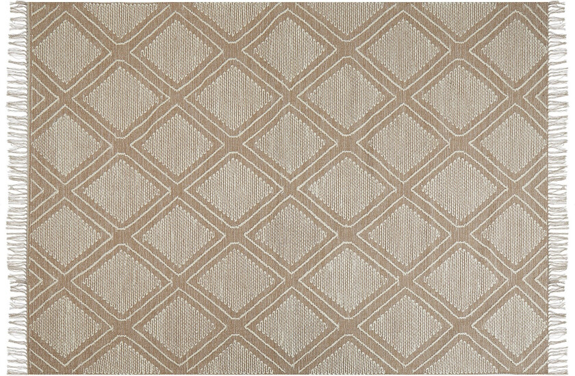 Kacem Bomullsteppe 160x230 cm - Beige