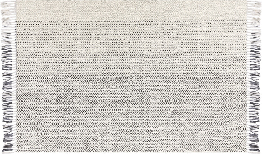 Omerli Ullteppe 140x200 cm - Svart/hvit