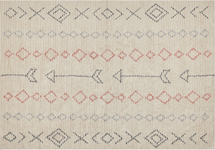 Dispur Bomullsteppe 160x230 cm - Beige