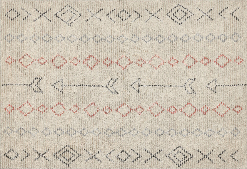 Dispur Bomullsteppe 140x200 cm - Beige