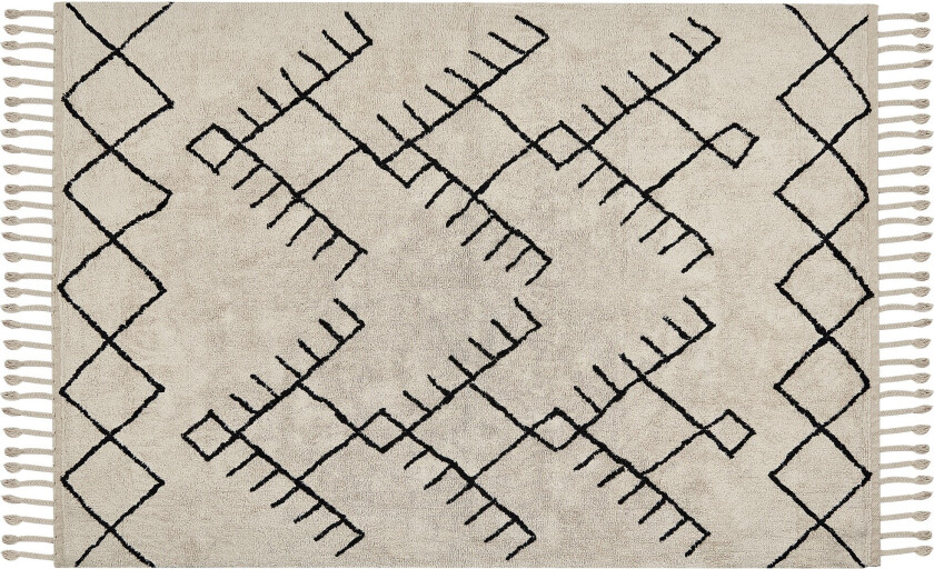 Erler Bomullsteppe 160x230 cm - Beige
