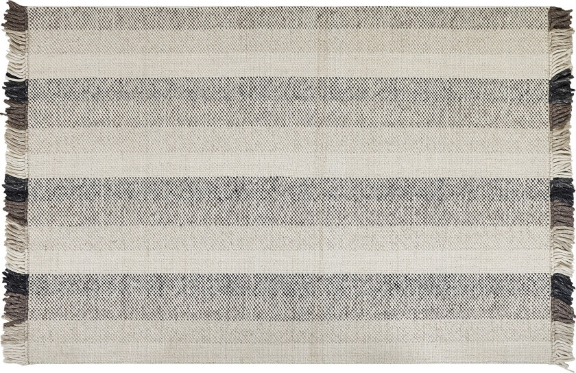 Emirler Ullteppe 160x230 cm - Svart/hvit