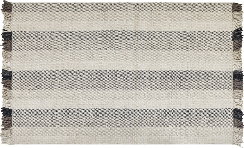 Emirler Ullteppe 140x200 cm - Svart/hvit