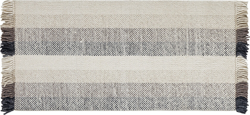 Emirler Ullteppe 80x150 cm - Svart/hvit