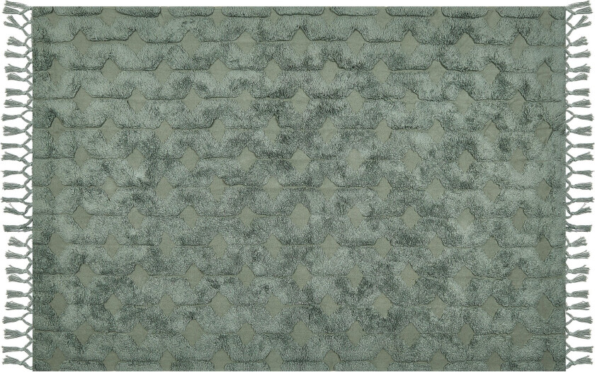 Kars Ryeteppe 160x230 cm - Grønn