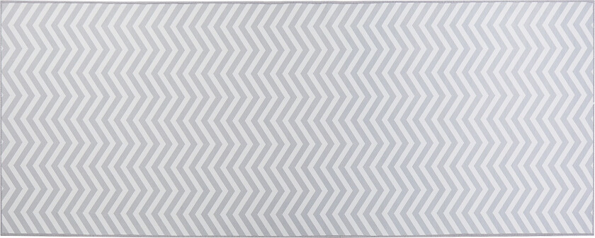 Saikheda Gangmatte 80x200 cm - Svart/hvit