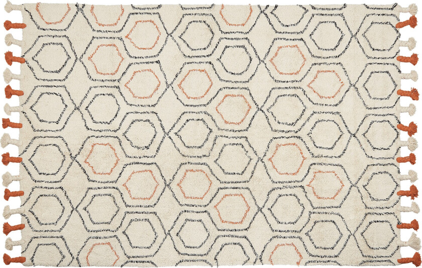 Hajipur Ryeteppe 160x230 cm - Beige