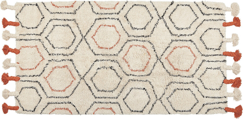 Hajipur Ryeteppe 80x150 cm - Beige