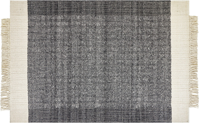 Atlanti Ullteppe 160x230 cm - Svart/hvit
