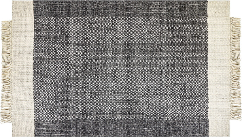 Atlanti Ullteppe 140x200 cm - Svart/hvit