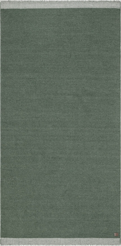 Fornta Ullteppe 75x230 cm Oval - Grønn