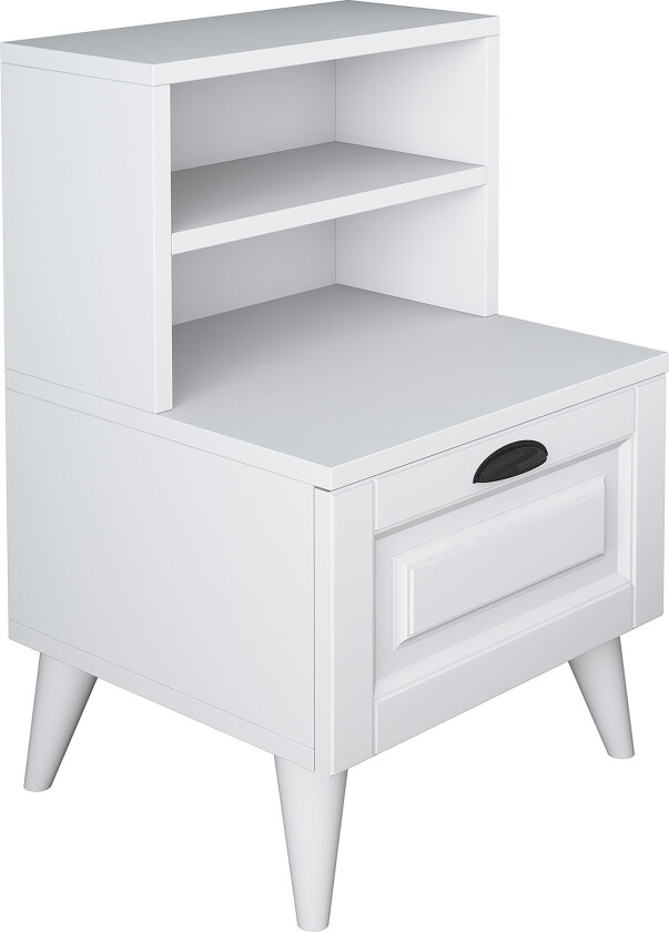 Bilde av Eladia Nattbord 45 cm - Hvit