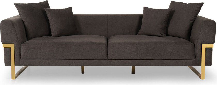 Matauri Sofa 3-seters - Mørkebrun