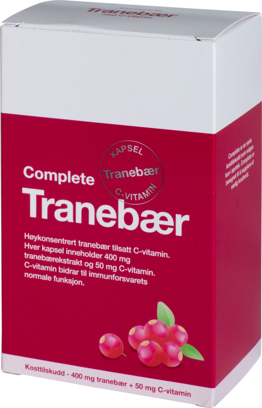 Tranebær & C-vitamin, 60 stk. på brett